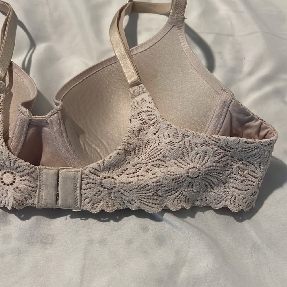 ⭐️(3/$25) AERIE Real Sunnie Lace Demi Push Up Blossom Lace Trim Bra - Picture 9 of 15